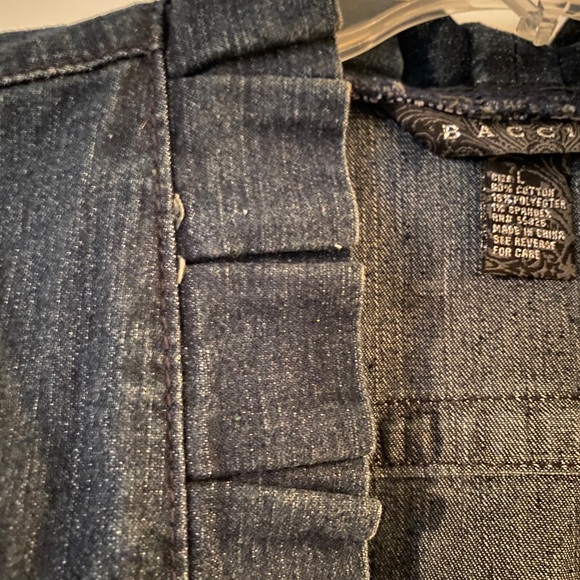 Denim Pleated Jacket - Picture 4 of 5